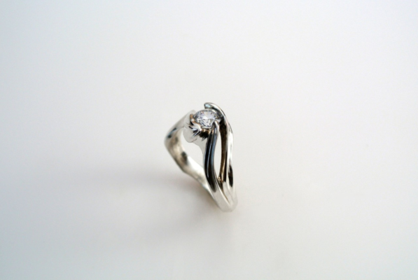 Galaxy engagement ring