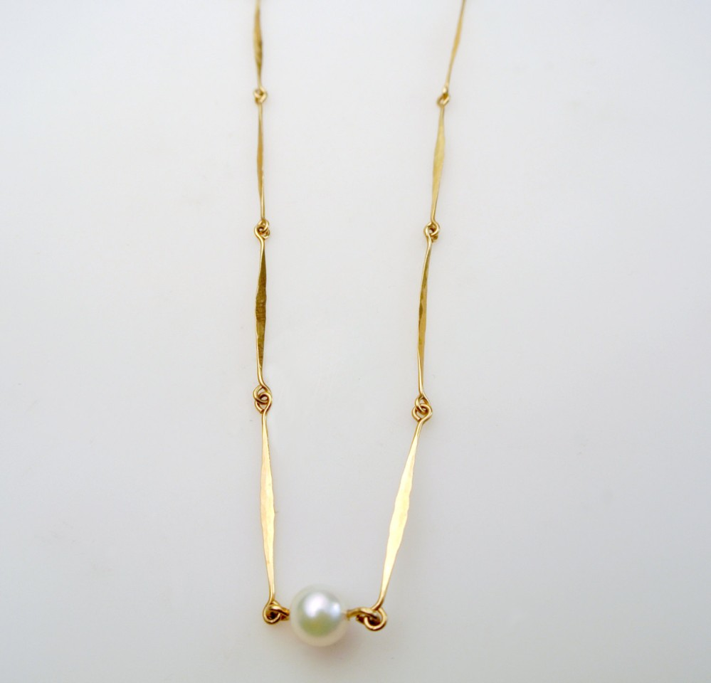 14k Gold Akoya Pearl